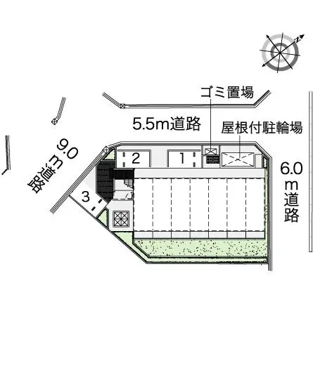 坂戸市薬師町 月極駐車場